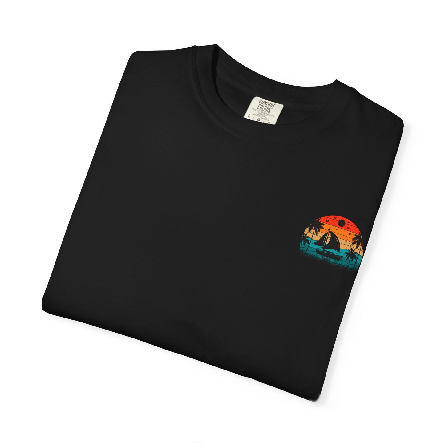 Sunset Sail Unisex Garment-Dyed T-Shirt | Beach Vibes Tee