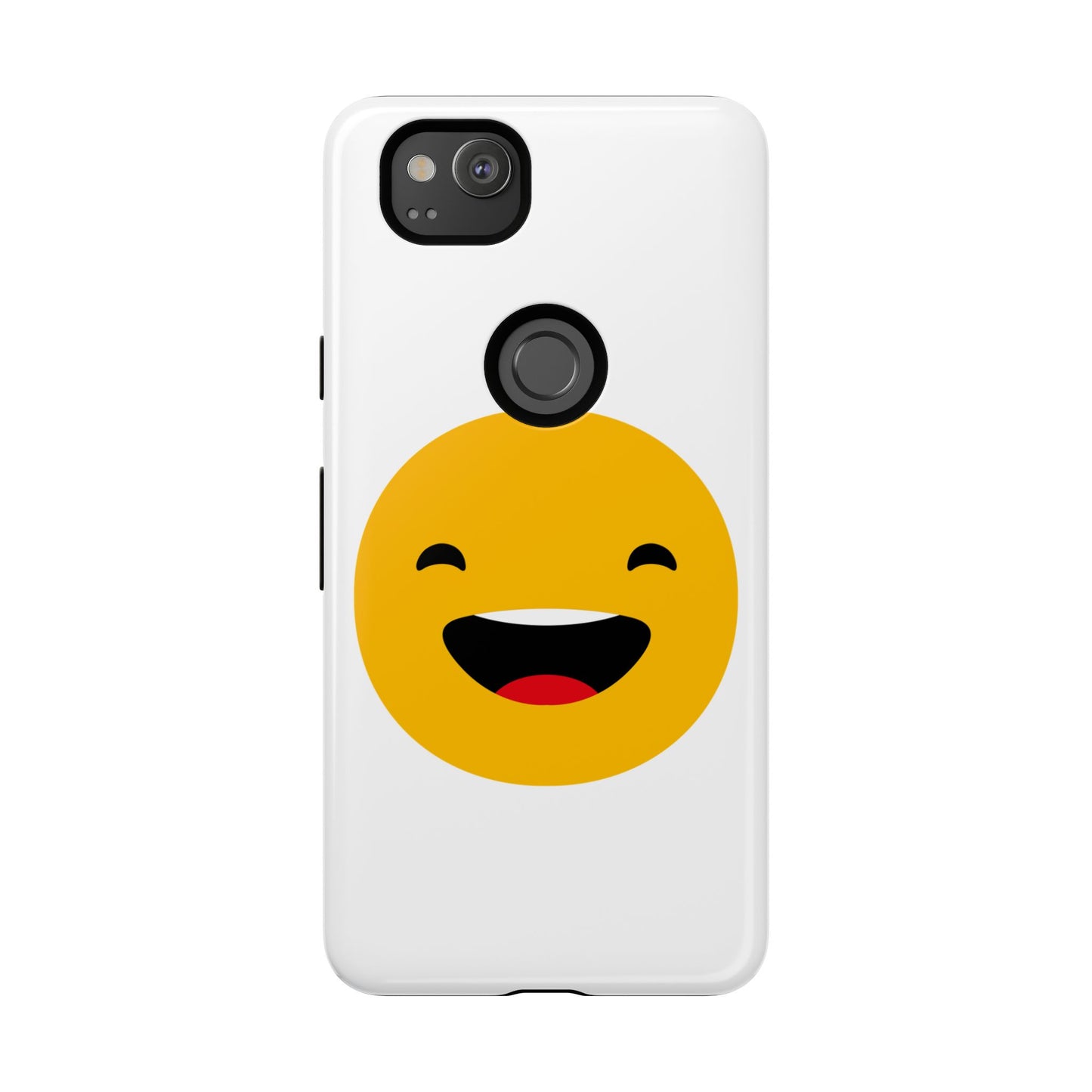 Happy Face Tough Phone Case - Durable Protection with Smile Design