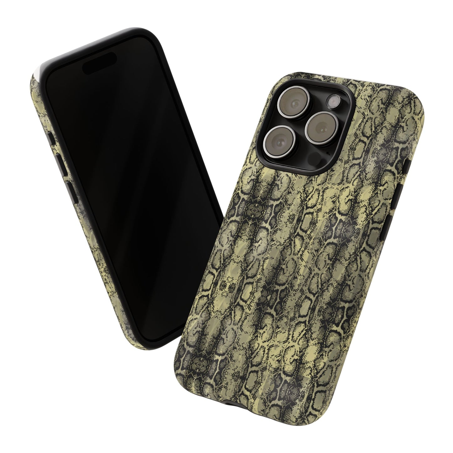 Snake Pattern Phone Case – Tough & Stylish Protection for Your Device  Show off your wild side while keeping your phone protected with this sleek snake pattern case—designed for both fashion and function.