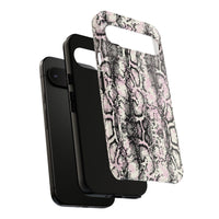 Stylish Snake Print Phone Case - Tough Protection for Trendsetters