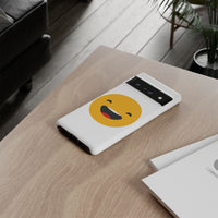 Happy Face Tough Phone Case - Durable Protection with Smile Design