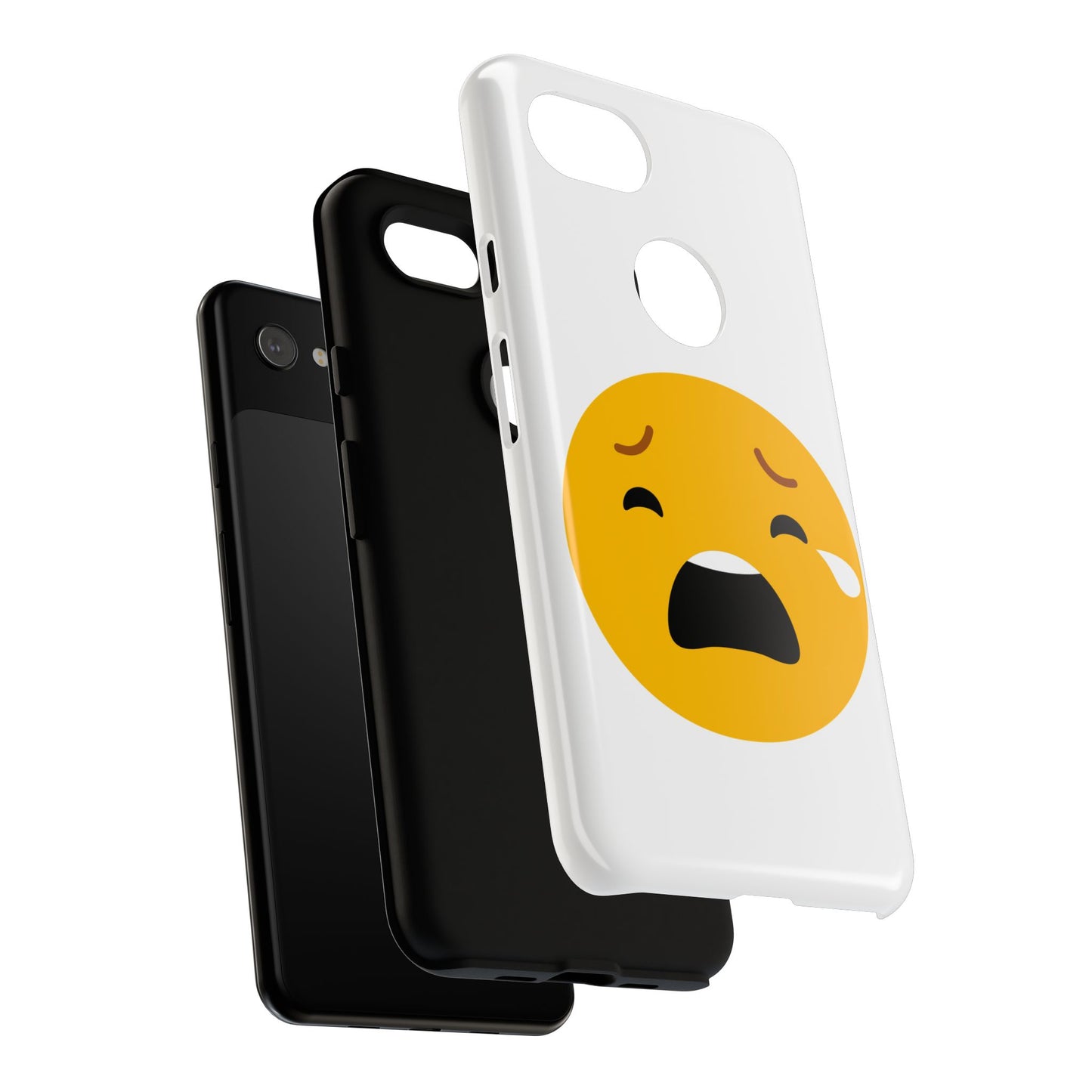 Emotional Tough Case – Sad Emoji Phone Case for Supportive Gifts