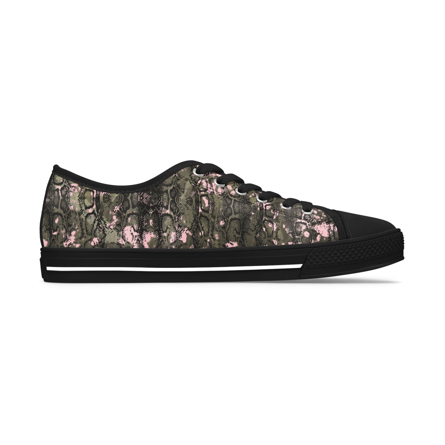 Stylish Floral Low Top Sneakers for Women - Trendy Casual Footwear