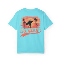 Surfing Paradise Unisex T-Shirt, Casual Beach Wear, Summer Vibes, Gift for Surfers, Vacation Outfit