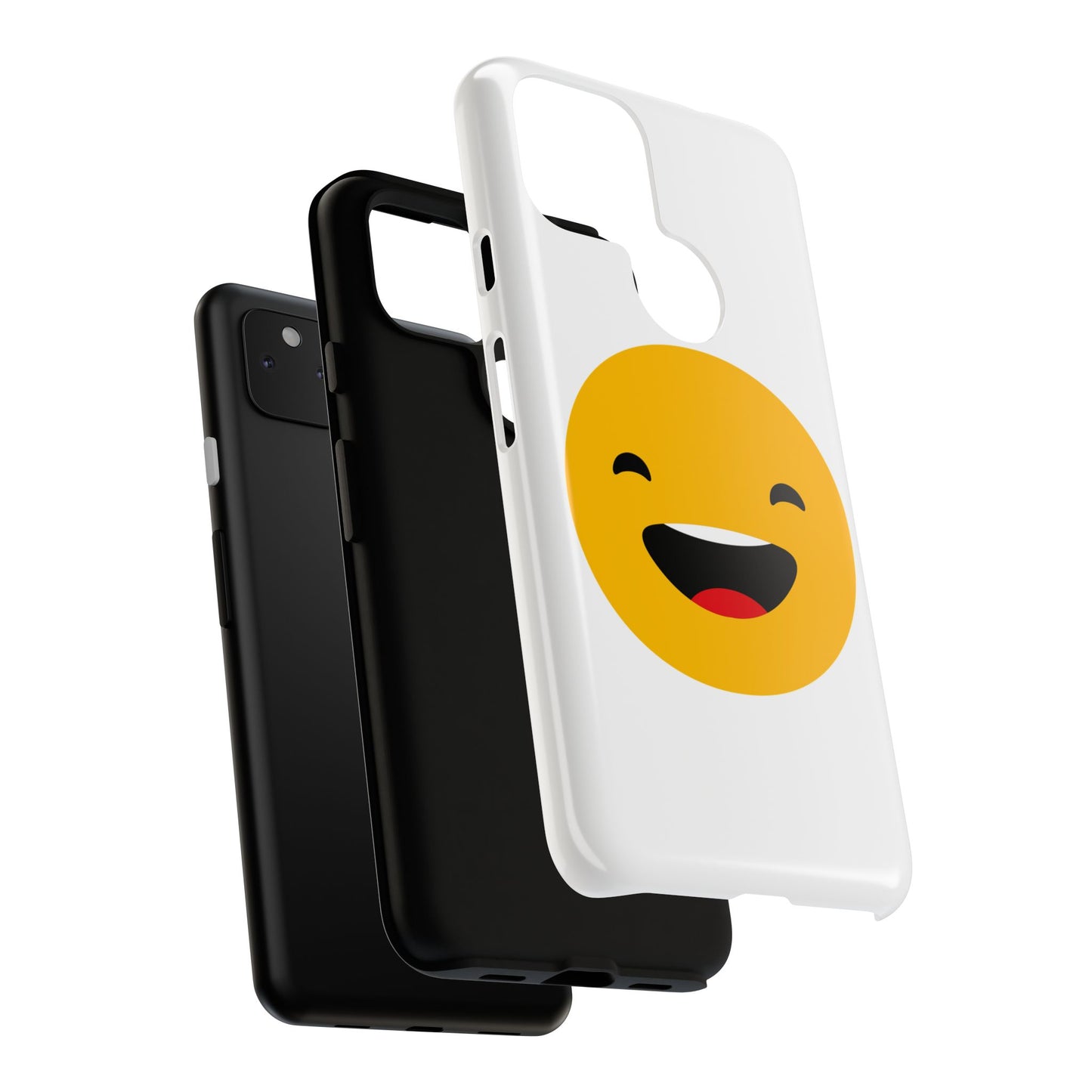 Happy Face Tough Phone Case - Durable Protection with Smile Design
