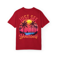 Tropical Vibes T-Shirt, Summer Casual Tee, Unisex Streetwear, Vacation Shirt, Beach Life Apparel, Gift for Travelers