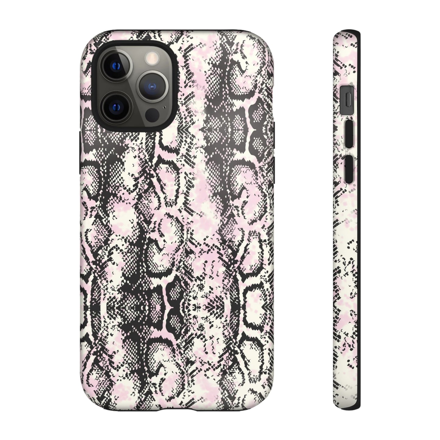 Stylish Snake Print Phone Case - Tough Protection for Trendsetters