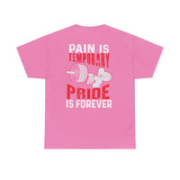 Temporary Pride Unisex Cotton Tee, Fitness Shirt, Apparel, Workout Top,  Gift, Celebration Tee