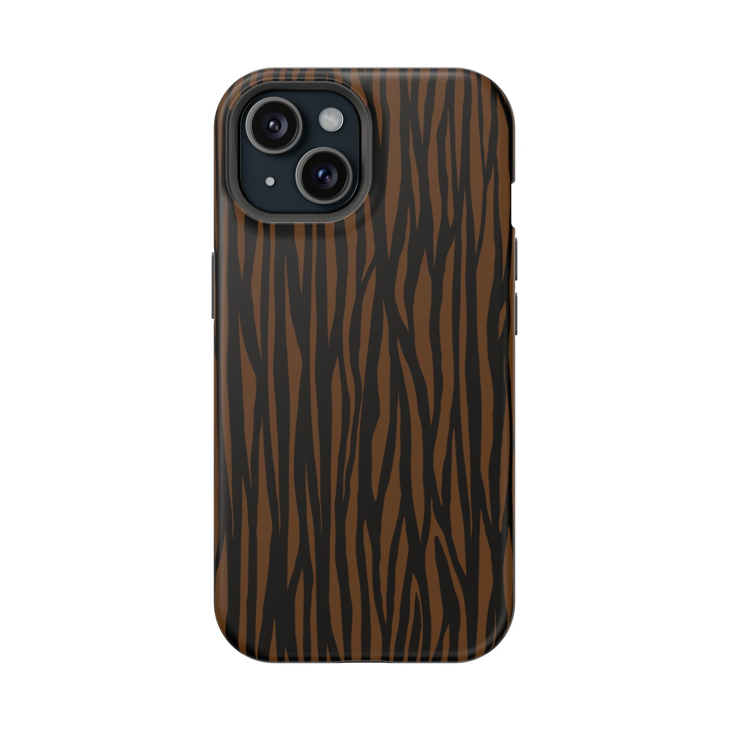 Stylish Magnetic Tough Phone Case - Bold Striped Design