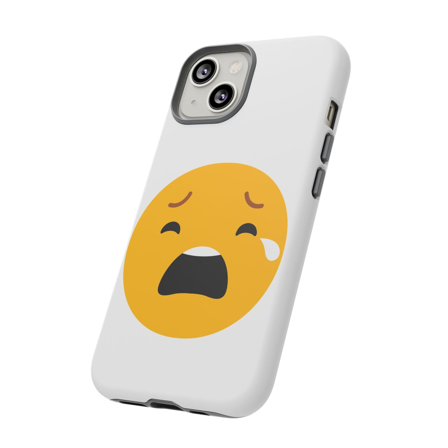 Emotional Tough Case – Sad Emoji Phone Case for Supportive Gifts