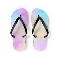 Pastel Tie-Dye Flip Flops – Perfect for Summer Beach Days & Festivals