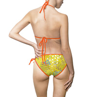 Embrace the vibrant energy of summer with the Vibrant Floral Women's Bikini Swimsuit—a perfect blend of style and comfort for beach days, pool parties, and tropical getaways.