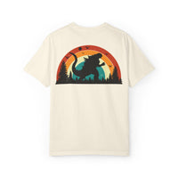 Retro Sunset Dinosaur Unisex T-Shirt