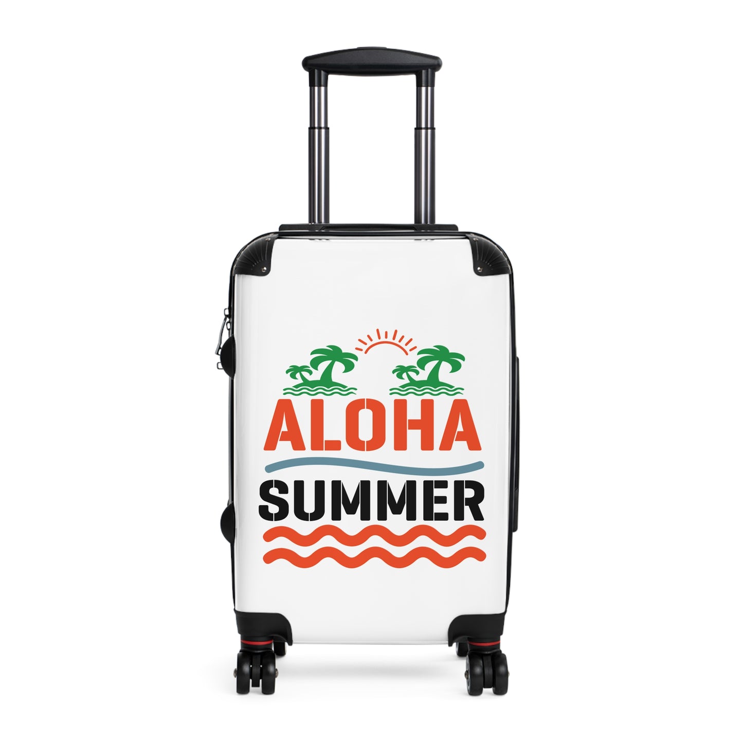 Stylish Travel Suitcase with Aloha Summer Design, Vacation Luggage for Adventure Seekers, Beach Trip Essentials, Summer