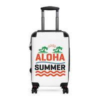 Stylish Travel Suitcase with Aloha Summer Design, Vacation Luggage for Adventure Seekers, Beach Trip Essentials, Summer