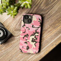 Stylish Pink Camouflage Phone Case – Tough Cases for Trendsetters