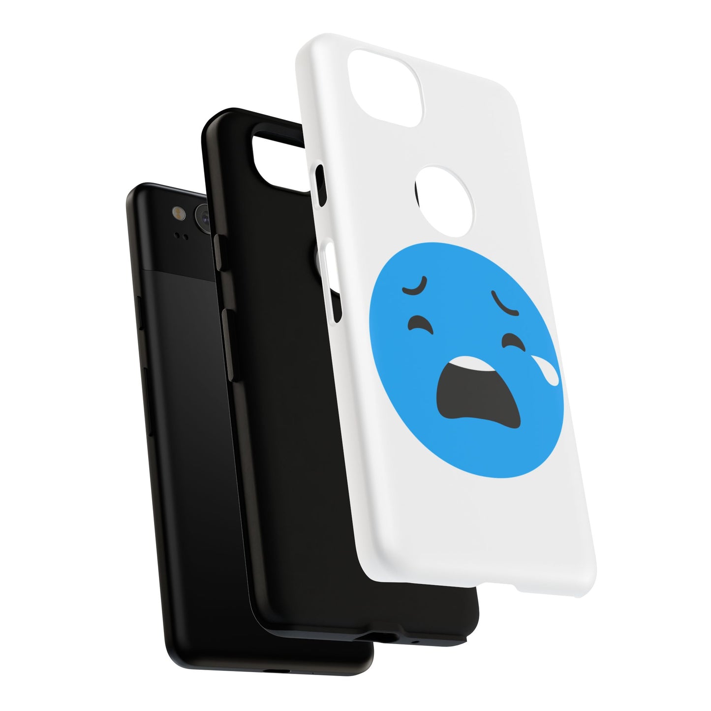 Funny Sad Face Phone Case - Tough and Stylish