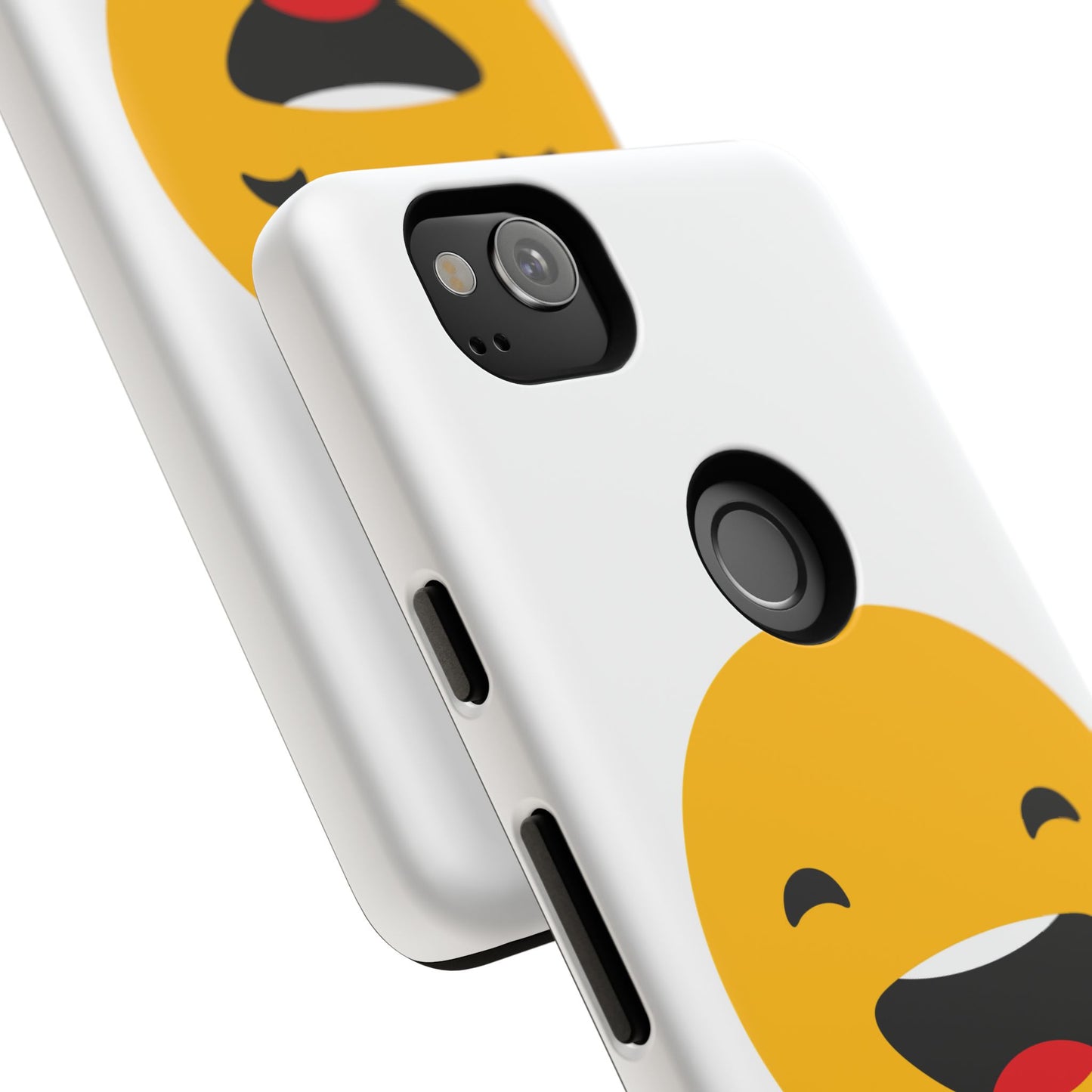 Happy Face Tough Phone Case - Durable Protection with Smile Design