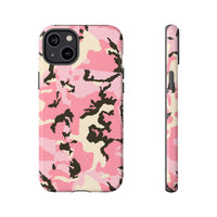 Stylish Pink Camouflage Phone Case – Tough Cases for Trendsetters