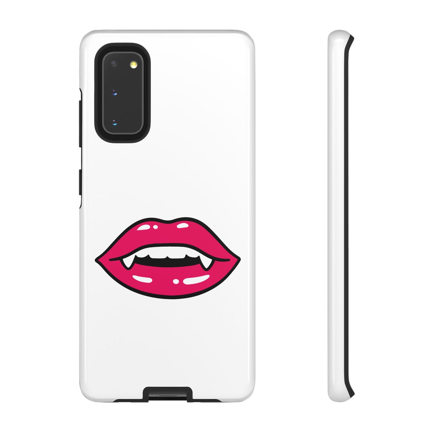 Vampire Mouth Phone Case - Tough Cases for Halloween, Gift for Spooky Lovers, Quirky Phone Accessories, Fun Tech Gear