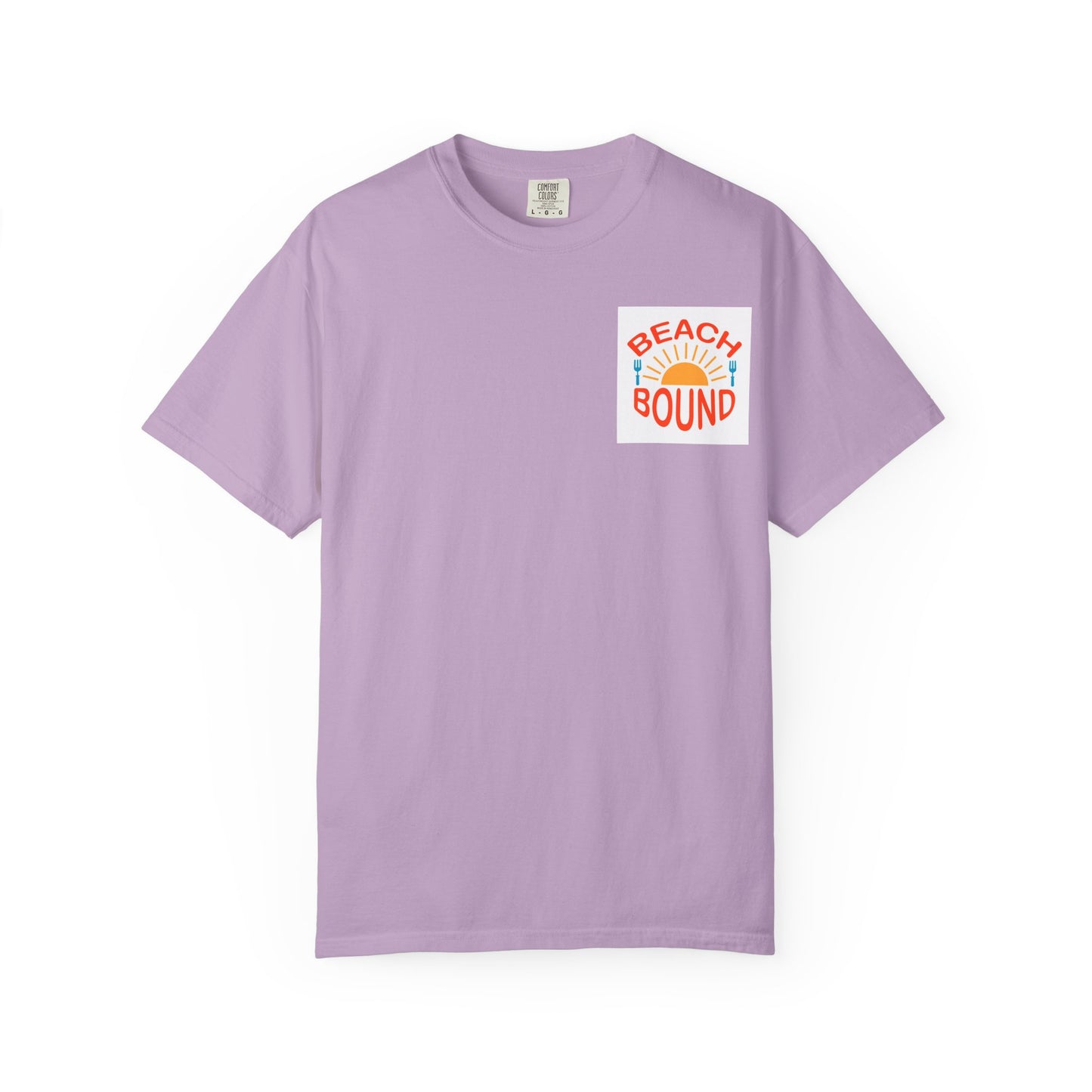 Beach Bound Unisex Garment-Dyed T-Shirt, Summer Vibes, Casual Wear, Beach Trip, Vacation Shirt, Outdoor Activities