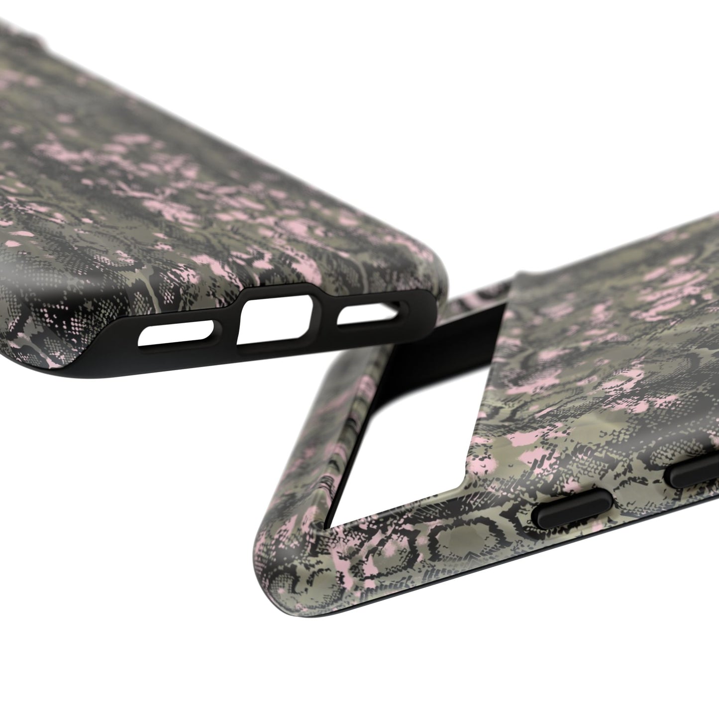 Stylish Snake Print Phone Case for Tough Protection