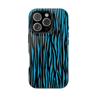 Zebra Print Magnetic Tough Case for iPhone - Durable & Stylish Phone Protection