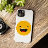 Happy Face Tough Phone Case - Durable Protection with Smile Design