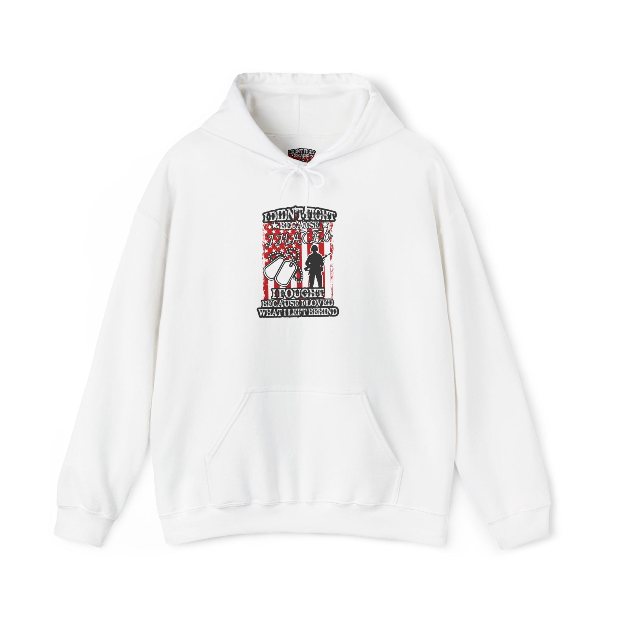 Military Supporter Hoodie, Patriotic Sweatshirt, Independence Day Gift, Veteran Clothing, USA Flag Apparel