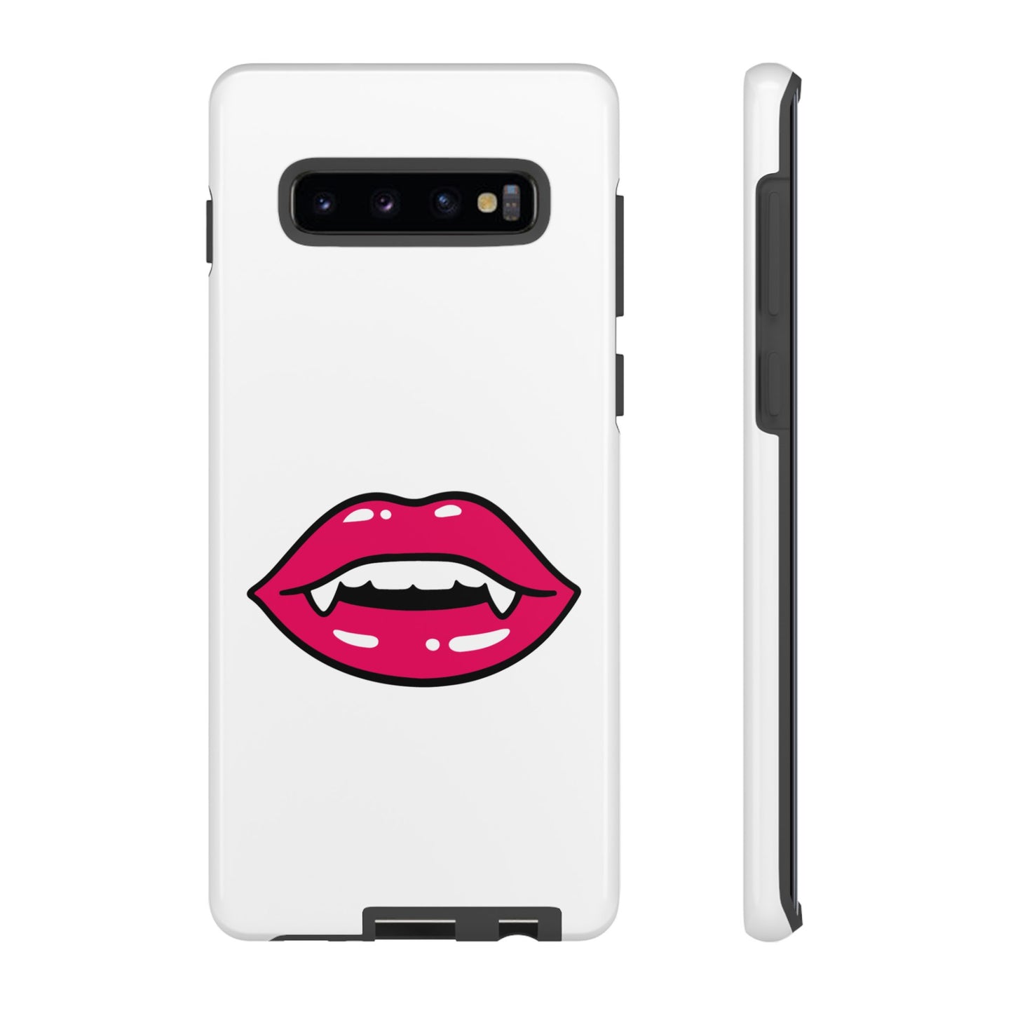 Vampire Mouth Phone Case - Tough Cases for Halloween, Gift for Spooky Lovers, Quirky Phone Accessories, Fun Tech Gear