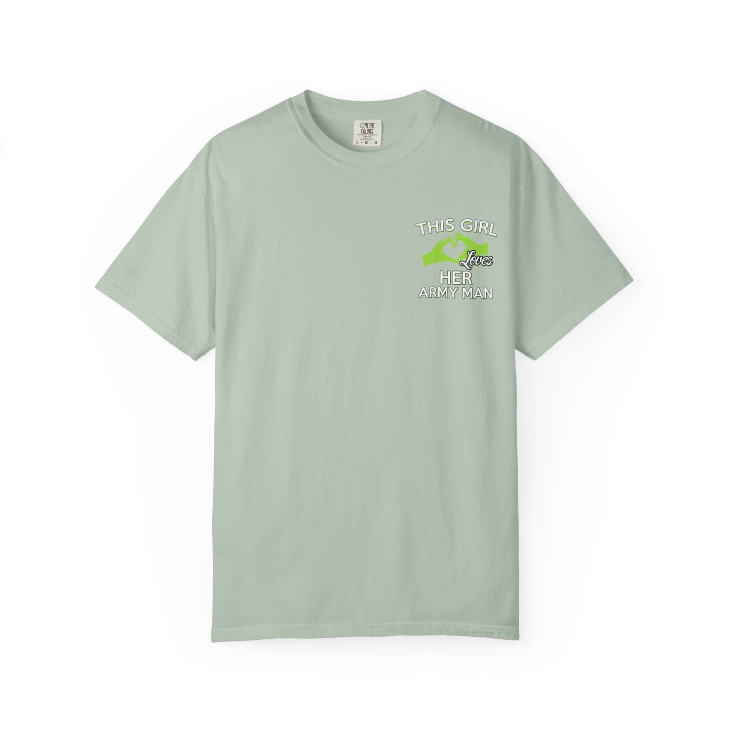 Army Wife Love T-shirt - Cute Gift for Military Girlfriends, Support Our Troops Apparel, Unisex Casual Tee, Army Partner