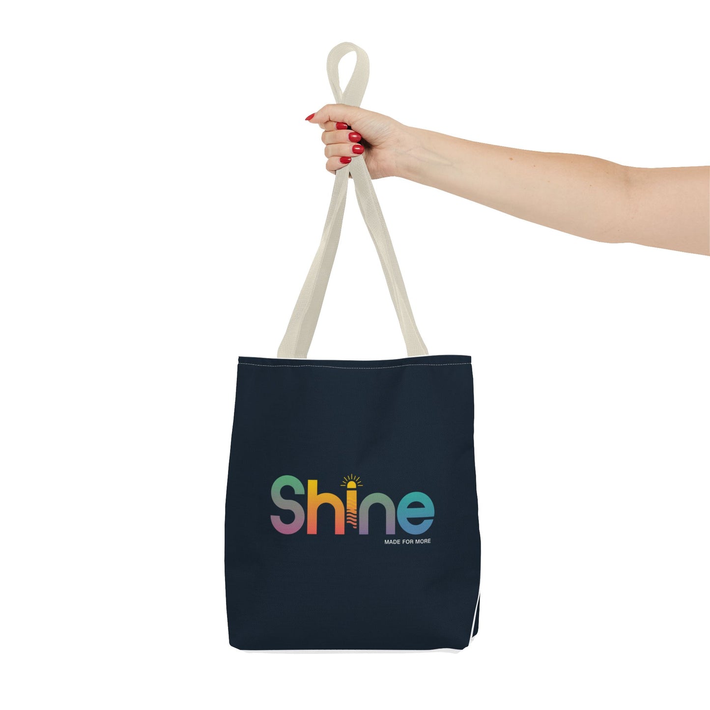 Inspirational Tote Bag - Shine, Motivational Gift, Reusable Shopping Bag, Eco-Friendly Fashion, Daily Use Bag