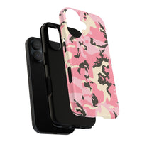 Stylish Pink Camouflage Phone Case – Tough Cases for Trendsetters