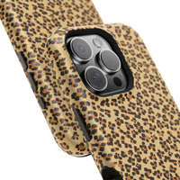 Leopard Print Magnetic Tough Case for iPhone – Bold Style, Rugged Protection  Make a fierce statement while keeping your iPhone safe with this stylish and durable magnetic tough case featuring a trendy leopard print design.