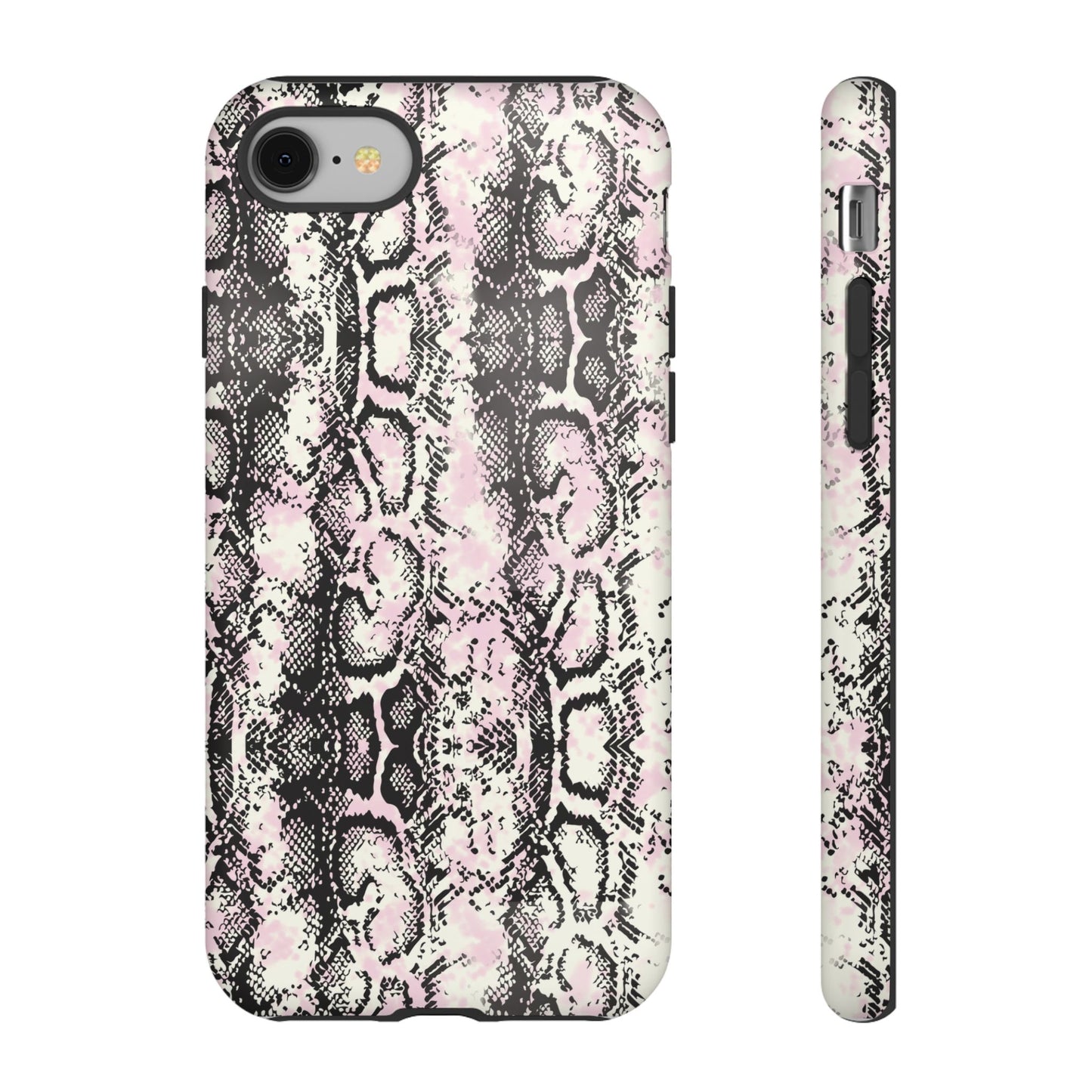 Stylish Snake Print Phone Case – Trendy Design, Tough Protection  Make a bold fashion statement while keeping your phone safe with this sleek and durable snake print case.