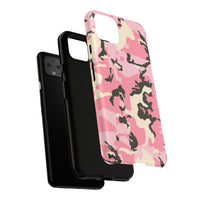 Stylish Pink Camouflage Phone Case – Tough Cases for Trendsetters