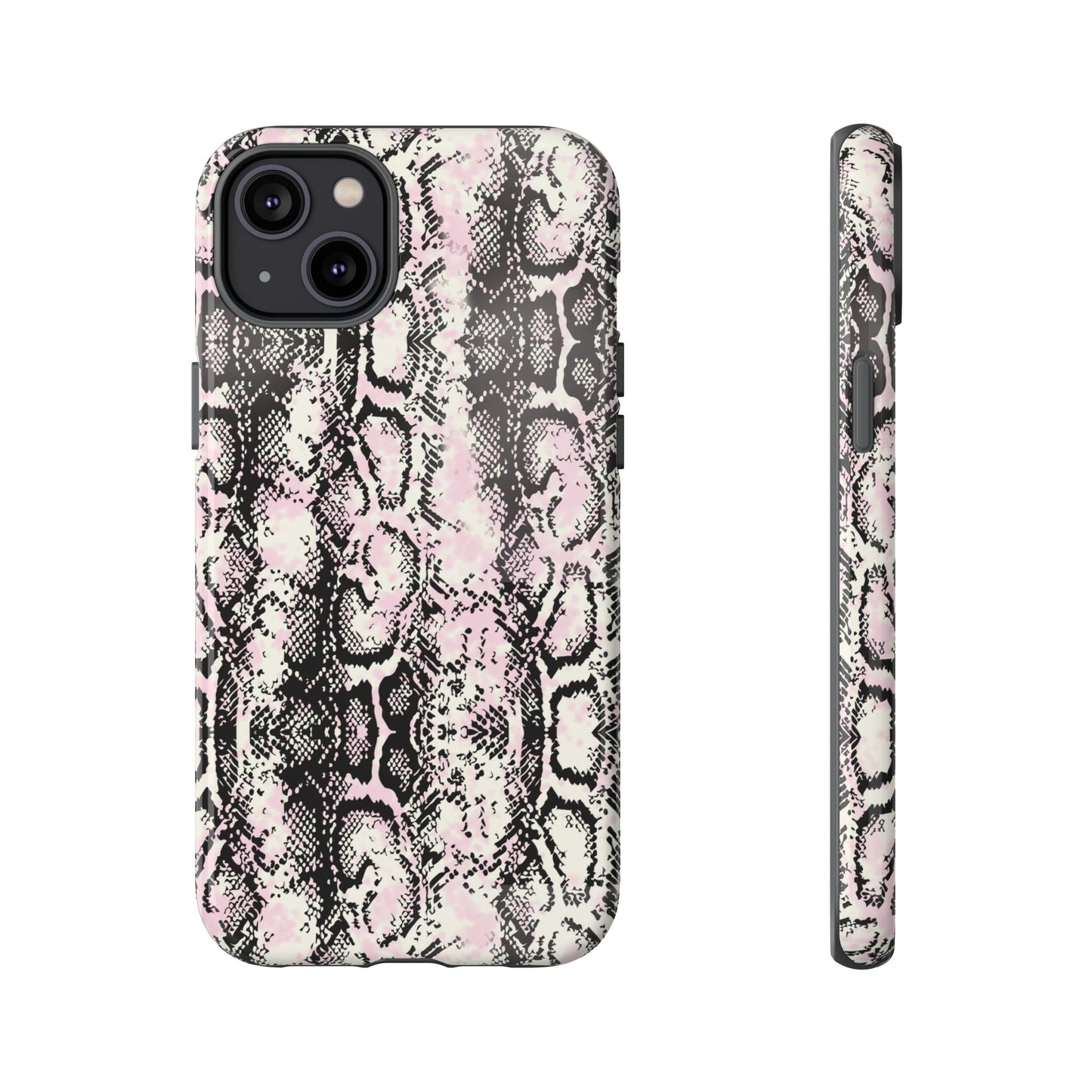 Stylish Snake Print Phone Case - Tough Protection for Trendsetters