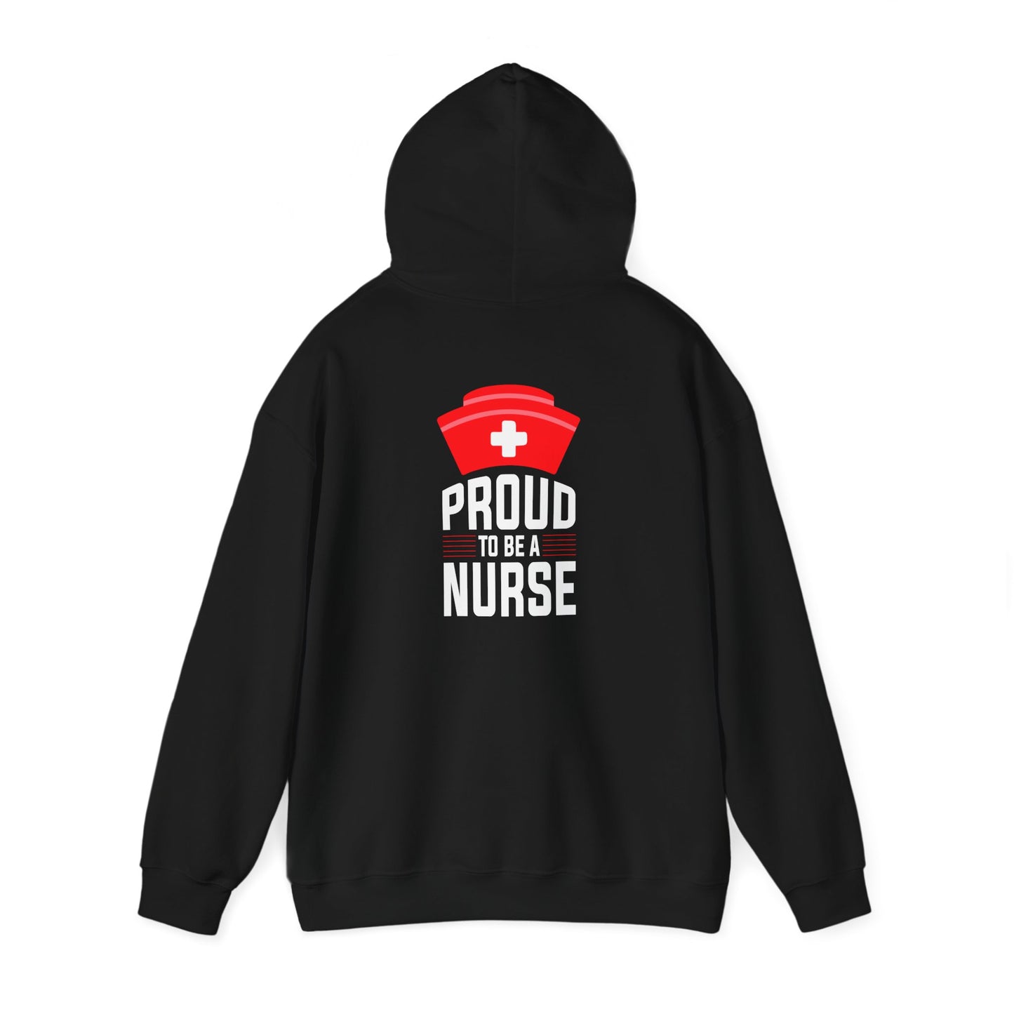 Nurse Life Hoodie - Unisex Heavy Blend™ Sweatshirt with Red Cross Design