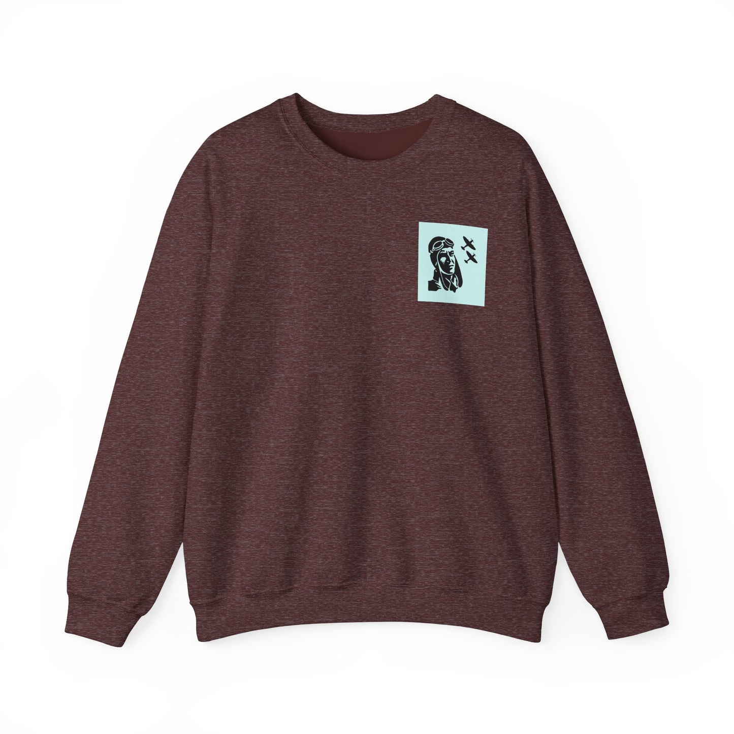 Vintage Aviator Crewneck Sweatshirt - Unisex Heavy Blend