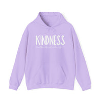 Motivational Hooded Sweatshirt - "Kindness" - Gifts for Fitness Enthusiasts, Cozy Casual Wear, Inspirational