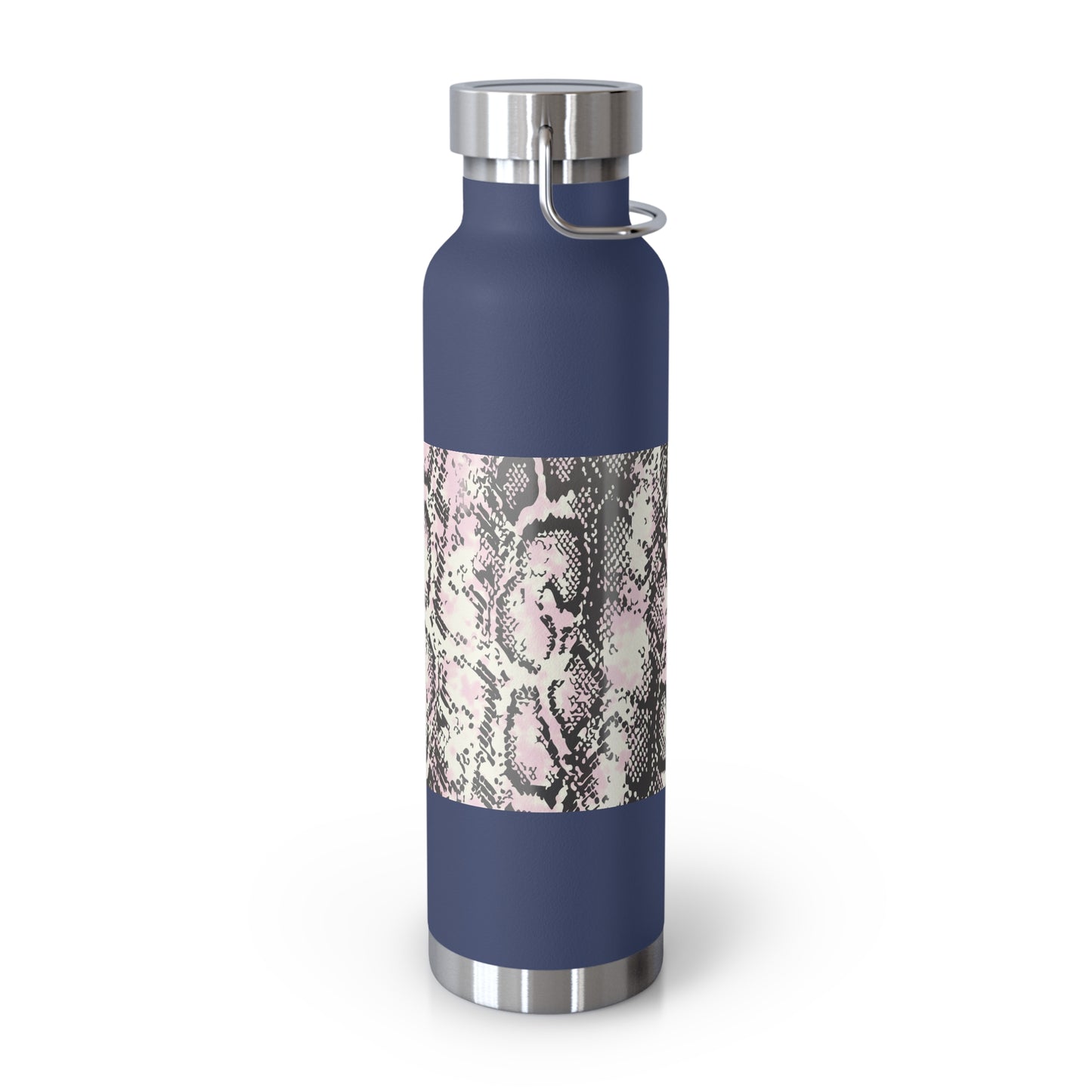 Trendy Snakeskin Insulated Water Bottle - 22oz - Perfect for Travel & Outdoor Adventures