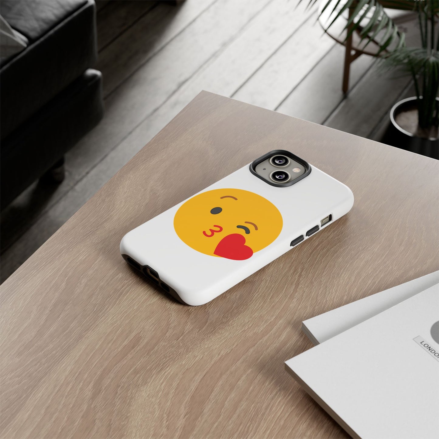 Cute Emoji Phone Case - Kissy Face Design for Stylish Protection