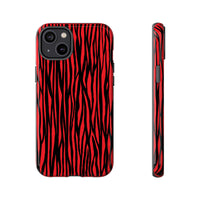Bold Zebra Print Phone Case - Tough Protection for Trendsetters