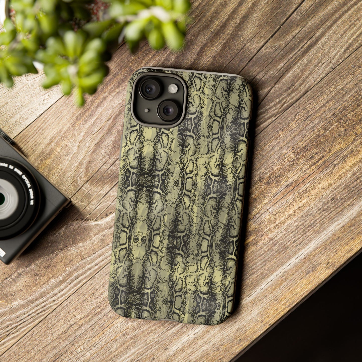 Snake Pattern Phone Case – Tough & Stylish Protection for Your Device  Show off your wild side while keeping your phone protected with this sleek snake pattern case—designed for both fashion and function.