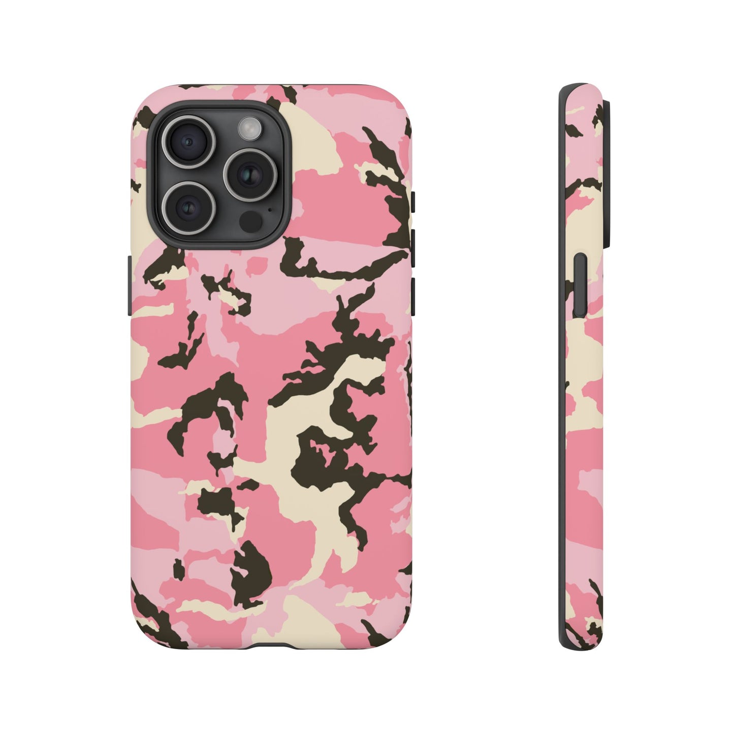 Stylish Pink Camouflage Phone Case – Tough Cases for Trendsetters