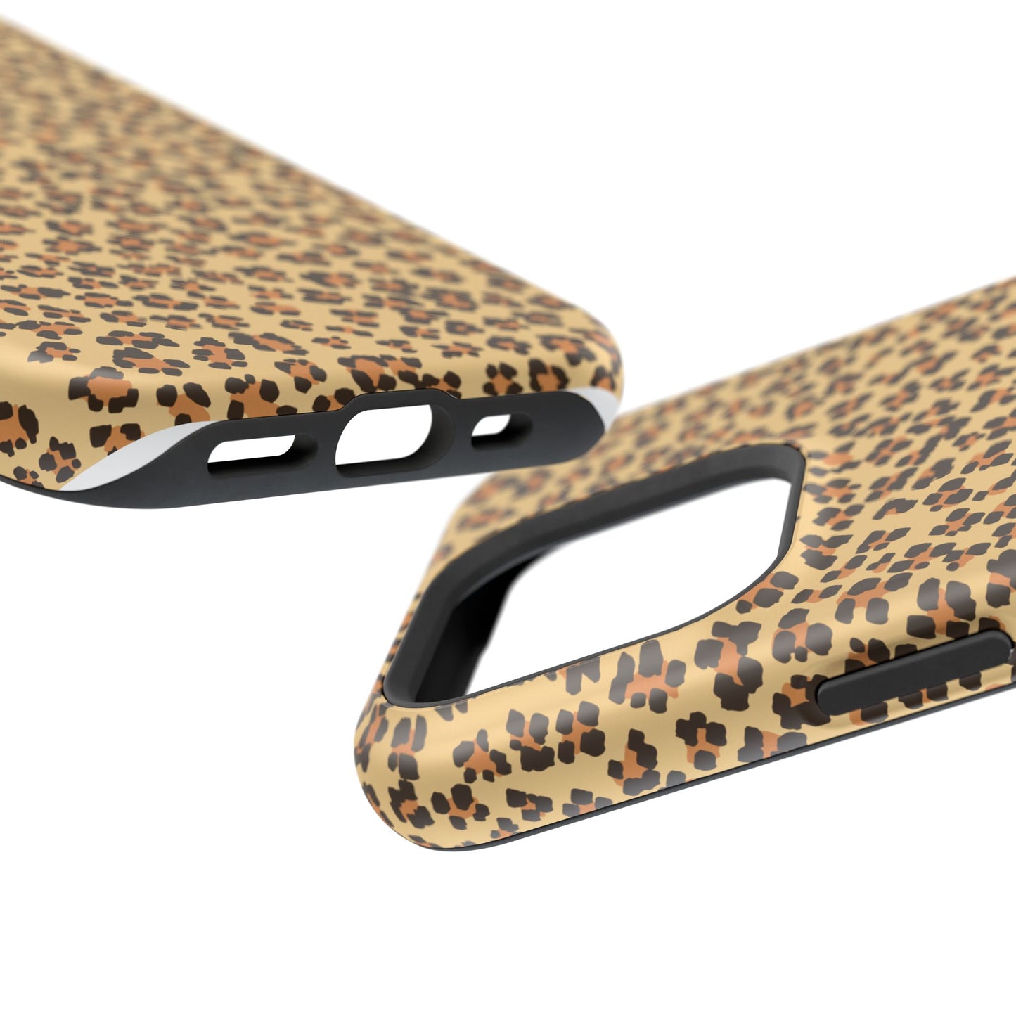 Leopard Print Magnetic Tough Case for iPhone – Bold Style, Rugged Protection  Make a fierce statement while keeping your iPhone safe with this stylish and durable magnetic tough case featuring a trendy leopard print design.