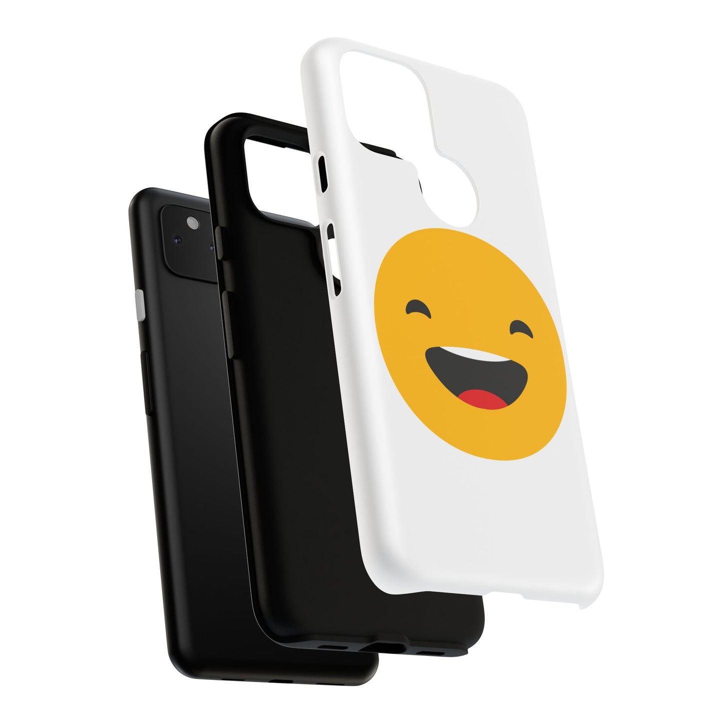 Happy Face Tough Phone Case - Durable Protection with Smile Design