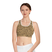 Leopard Print Sports Bra for Active Lifestyles