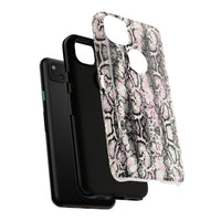 Stylish Snake Print Phone Case – Trendy Design, Tough Protection  Make a bold fashion statement while keeping your phone safe with this sleek and durable snake print case.