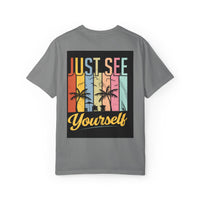 Retro Beach Vibes Unisex T-Shirt, Summer Casual Tee, Gift for Beach Lovers, Vacation Wear, Inspirational Graphic Tee, FUN